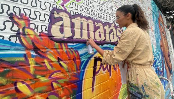 Desde que se formó la idea del diseño hasta su ejecución y resultado final, a las artistas les tomó tan solo unas semanas (si es que no dias) plasmarlo en los murales que les tocó intervenir. Además de Lima, también hay murales en Cusco, Arequipa, Trujillo y Tarapoto.
(Foto: Amarás)