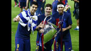 Barcelona y el festejo tras ganar su quinta Champions League