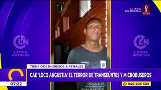 La Victoria: Grupo Terna detiene al ‘Loco angustia’, delincuente se pone a llorar y justificó sus actos por cumpleaños de su hija