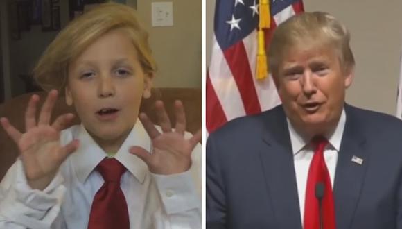 Las divertidas imitaciones de Donald Trump hechas por niños