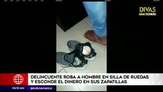 Callao: delincuentes roban a hombre con discapacidad y esconden el dinero en sus zapatillas
