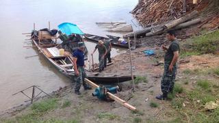 Loreto: Marina interviene draga ilegal en río Napo