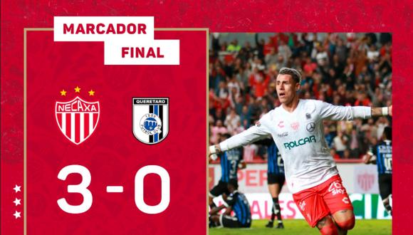 Necaxa vapuleó a Querétaro en la ida de cuartos de final de la Liguilla de la Liga MX 2019