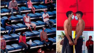 Todos con mascarillas y sentados dejando dos asientos: el evento de box en Nicaragua en plena pandemia [FOTOS]