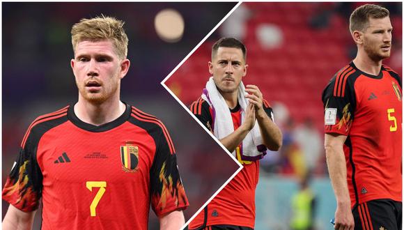 Kevin De Bruyne y Eden Hazard tuvieron discusión en el camerino de Bélgica. (Foto: EFE)