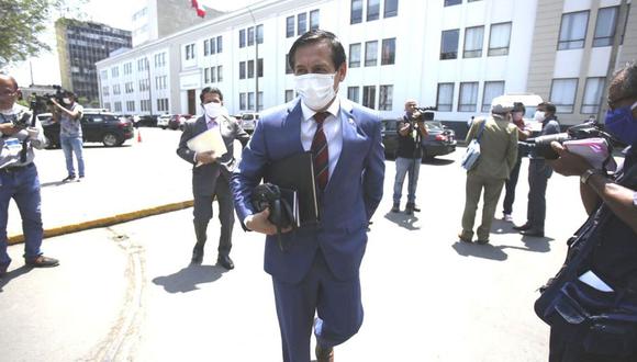 El congresista Carlos Almerí fue internado la noche del martes en una clínica de San Borja. (Foto: GEC)