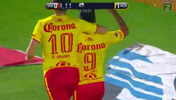 Raúl Ruidíaz marcó así su séptimo gol en la Liga MX. (Foto: Captura)