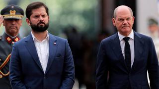 Scholz inicia su visita a Chile recorriendo con Boric el Museo de la Memoria