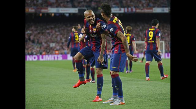 Barcelona: el festejo del título de la Copa del Rey (FOTOS) - 10