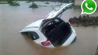 Vía WhatsApp: Pucallpa inundada por intensas lluvias