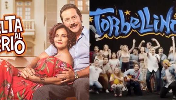 Las series "De vuelta al barrio" y "Torbellino" se estrenaron el lunes último. (Fotos: Difusión / Redes sociales)