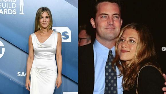 Jennifer Aniston y el curioso mensaje que le dedicó a Matthew Perry, tras abrir su cuenta de Instagram. (Fotos: AFP/ Instagram)