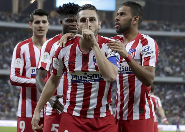 Barcelona vs. Atlético de Madrid: las postales que dejó la semifinal de la Supercopa de España jugada en Arabia Saudita. (AP Photo/Hassan Ammar)