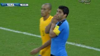 Brasil vs. Uruguay: Luis Suárez erró ocasión para la victoria