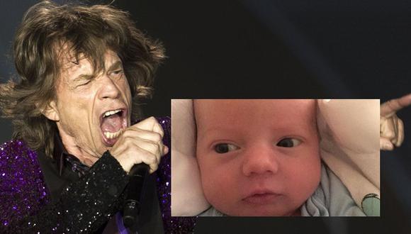 Revelan en Instagram el nombre del octavo hijo de Mick Jagger