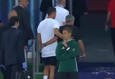 Así fue el encuentro entre Cristiano Ronaldo y José Mourinho en la Supercopa de Europa