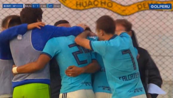 Sporting Cristal vs. Deportivo Municipal: así fue el gol de Cristian Palacios. (Video: Gol Perú / Foto: Captura de pantalla)