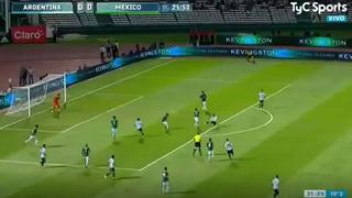 Argentina vs. México EN VIVO ONLINE: Paulo Dybala intentó anotar gol de media tijera | VIDEO