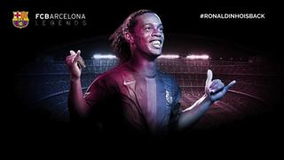 Ronaldinho se convierte en "embajador" del Barcelona