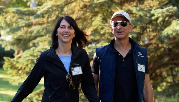 Jeff Bezos, el hombre más rico del mundo, se divorcia de su esposa MacKenzie. Foto: AFP