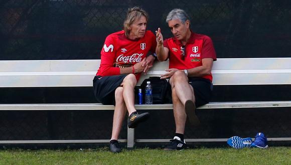Gareca y Oblitas finalizaron contrato con la FPF tras el repechaje. (Foto: GEC)
