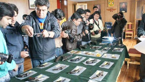 Conga: Antimineros niegan el uso de armas