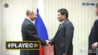 Duterte se encontró con su "héroe" Vladimir Putin en el APEC