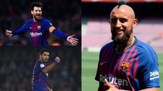 Arturo Vidal en el Barcelona: el nuevo once azulgrana para la temporada 2018-19