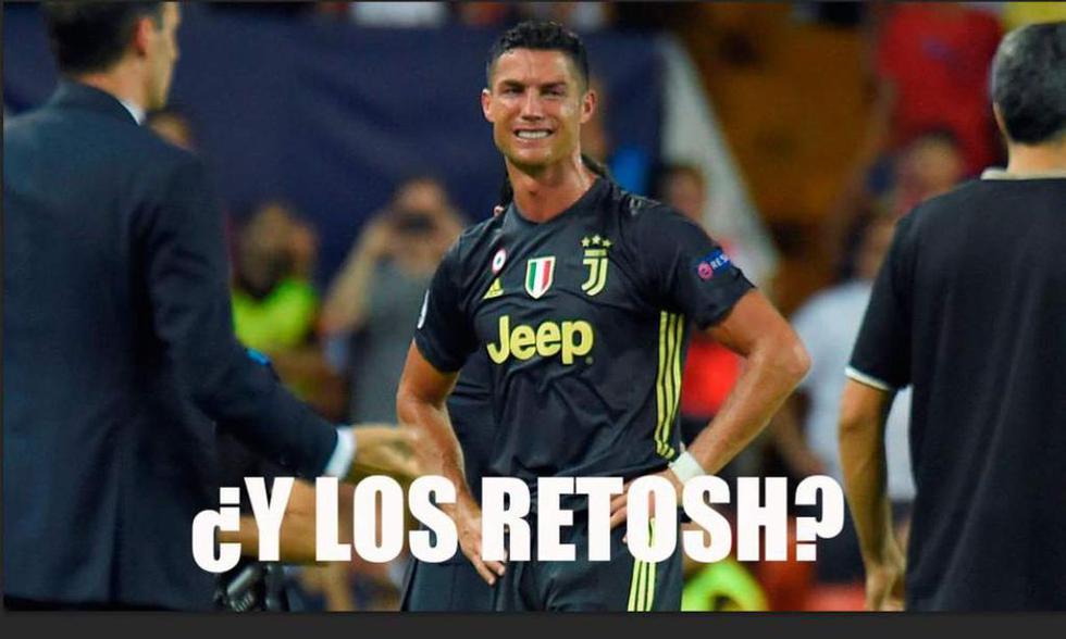 Los memes tras la eliminación de la Juventus de Cristiano Ronaldo en la Champions League.