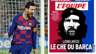 Lionel Messi fue llamado “el Che Guevara del Barcelona” por el diario francés L’Equipe
