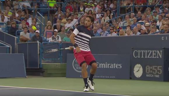 El increíble punto que López le marcó a Federer [VIDEO]