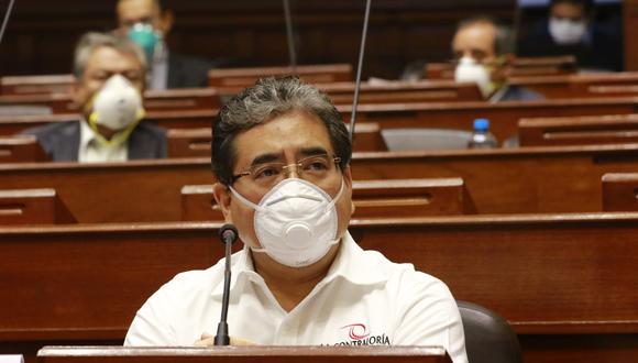 El contralor Shack detalló que el 80% de actos de corrupción detectados por su despacho durante la emergencia tiene relación a delitos como negociación incompatible, colusión y peculado. (Foto: Archivo Congreso)