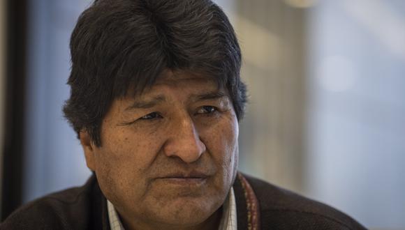 Evo Morales, expresidente de Bolivia. (Alejandro Cegarra/Bloomberg).