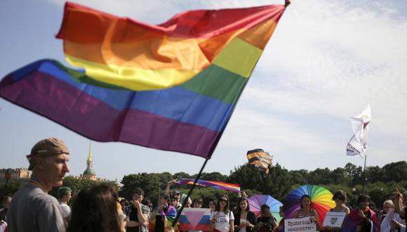 Imagen de archivo, correspondiente a una marcha de la comunidad LGBT de San Petersburgo de 2017. (Foto: ANTON VAGANOV / Reuters)