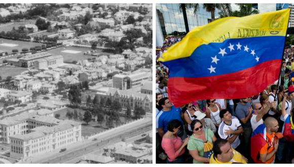 La capital del país Venezolano, Caracas, en 1949. (Fuente: Steemit)