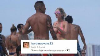 Paolo Guerrero y el mensaje de amor de Bárbara Evans