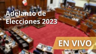 Congreso rechaza dictamen en minoría de Perú Libre para adelanto de elecciones 2023