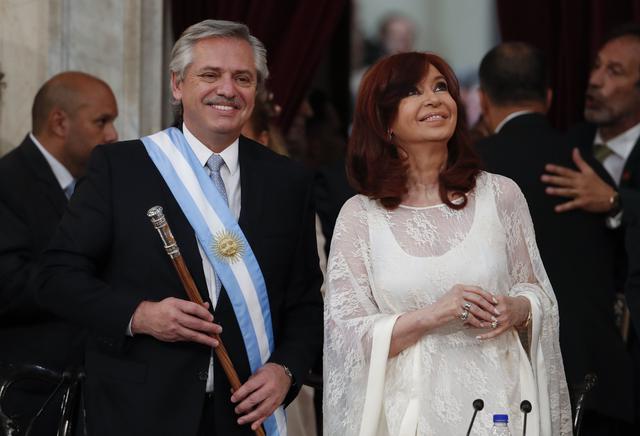 El peronista Alberto Fernández juró el martes como presidente de Argentina ante la Asamblea Legislativa para el periodo 2019-2023. Foto: AP