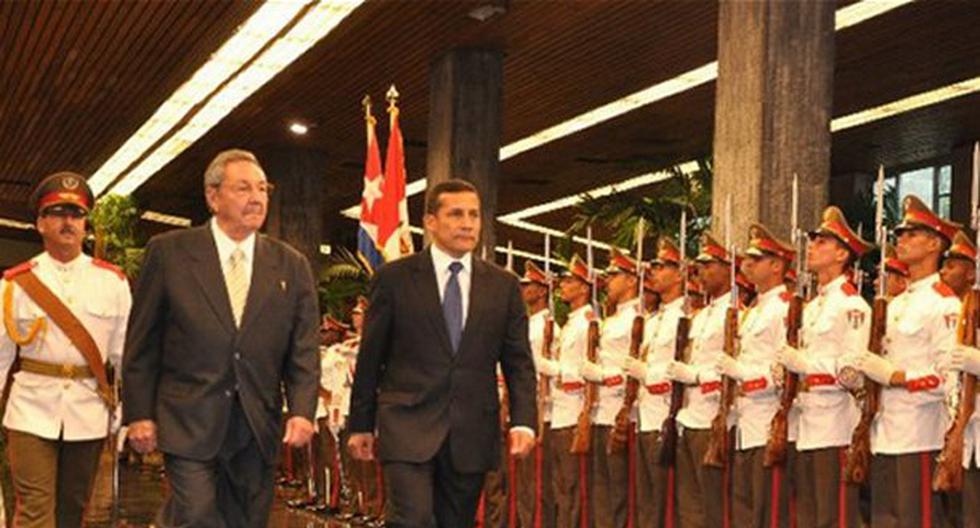 Ollanta Humala viajaría a Cuba el 16 y 19 de este mes de febrero. (Foto: Andina)
