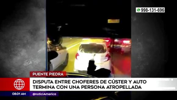 Accidente vehicular se registró en Puente Piedra. (Foto: América Noticias)
