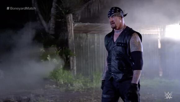 La WWE revivió el Boneyard Match de WrestleMania 36, donde The Undertaker logró un épico triunfo contra AJ Styles. (Foto: WWE)