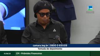 Ronaldinho niega relación con una ‘estafa piramidal’ ante Congreso brasileño
