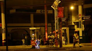 Los Olivos: alertan fuga de gas en un grifo ubicado en cruce de avenidas Universitaria y Carlos Izaguirre
