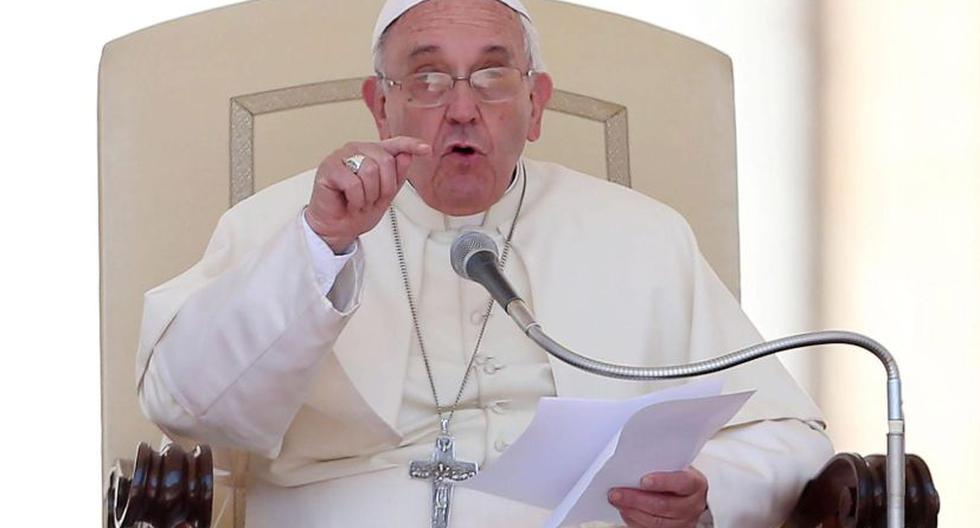 Papa Francisco durante audiencia en el Vaticano. (Foto: EFE)