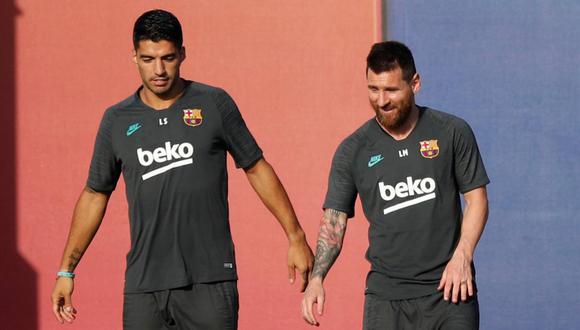 Luis Suárez comentó una imagen de Lionel Messi antes de cruzarse en LaLiga. (Foto: Reuters)