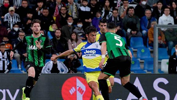 Juventus remontó y venció 2-1 a Sassuolo por Serie A con gol de Dybala.