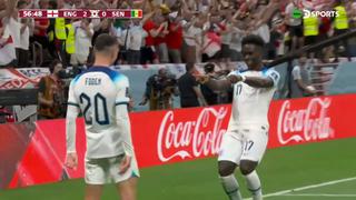 Gol de Saka, con definición de lujo: así fue el 3-0 de Inglaterra vs. Senegal | VIDEO