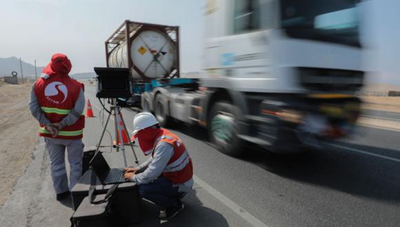 Sutran realiza de manera permanente la fiscalización del cumplimiento de los límites máximos de velocidad en carreteras, mediante el empleo de equipos cinemómetros, en 15 regiones del país.