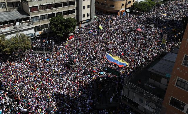 Venezuela: encabezados por Juan Guaidó, la oposición marcha para exigir entrada de ayuda humanitaria de Estados Unidos | Cúcuta | Nicolás Maduro. (EFE).