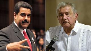 Maduro felicita a AMLO por su "histórica victoria" en las elecciones en México